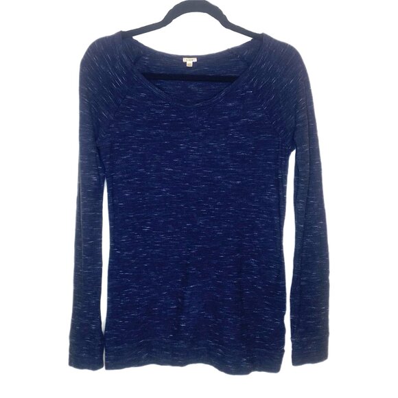J. Crew Long Sleeve Dark Gray Pull-Over Top Size XXS - Picture 1 of 7